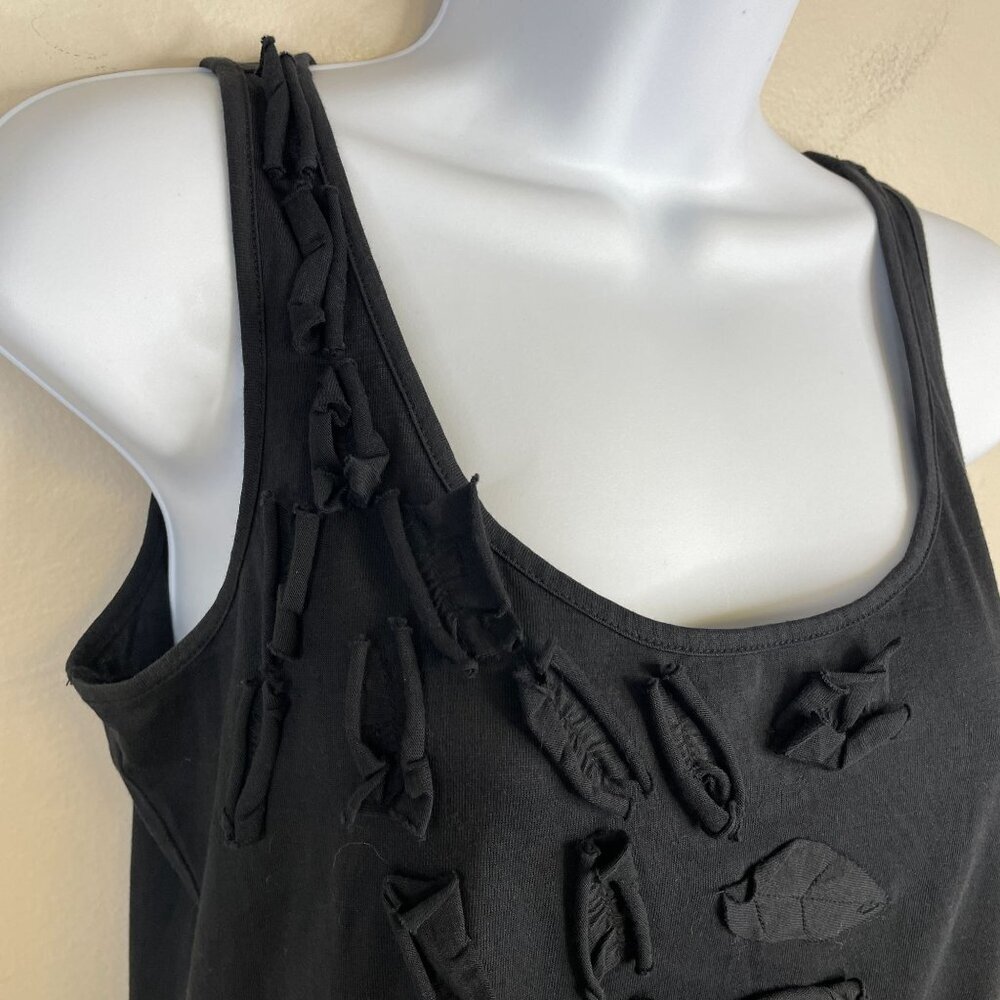 Talbots Womens‎ XS Black Tank Top SUPER SOFT Cotton Sleeveless Pullover - Picture 5 of 9